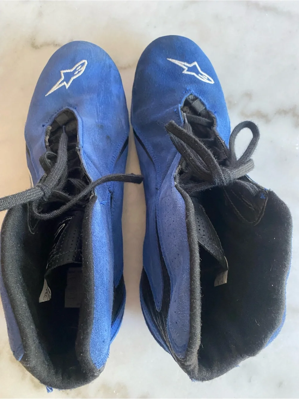 Alpinestars SP Nomex Racing Shoe Size 10.0 Blue/Black SFI